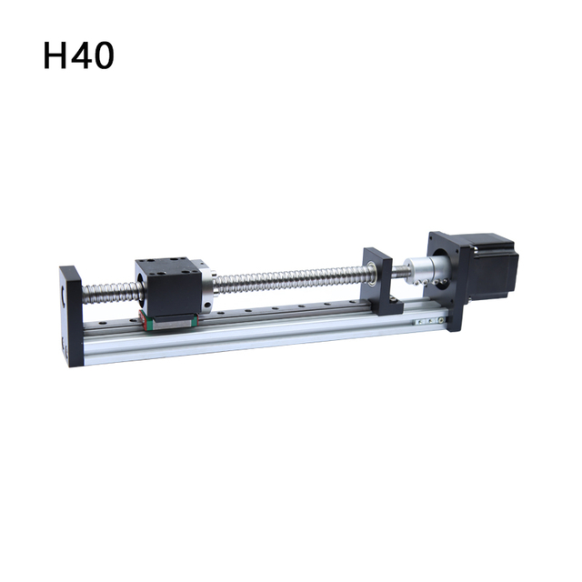 Modulo lineare TH40, corsa effettiva 50mm-1040mm, può essere equipaggiato con motore Nema23/nema24/nema34 - HOLRY