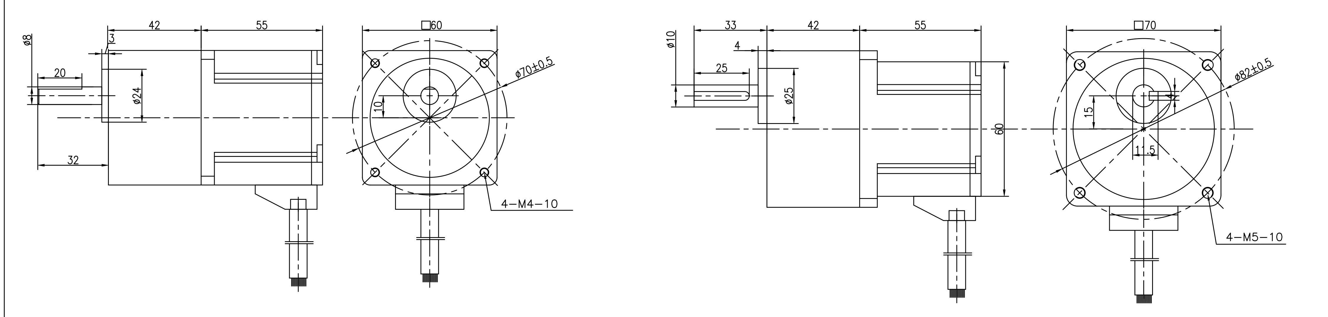 S60 S70 Brushless DC Motor with Gearbox_00