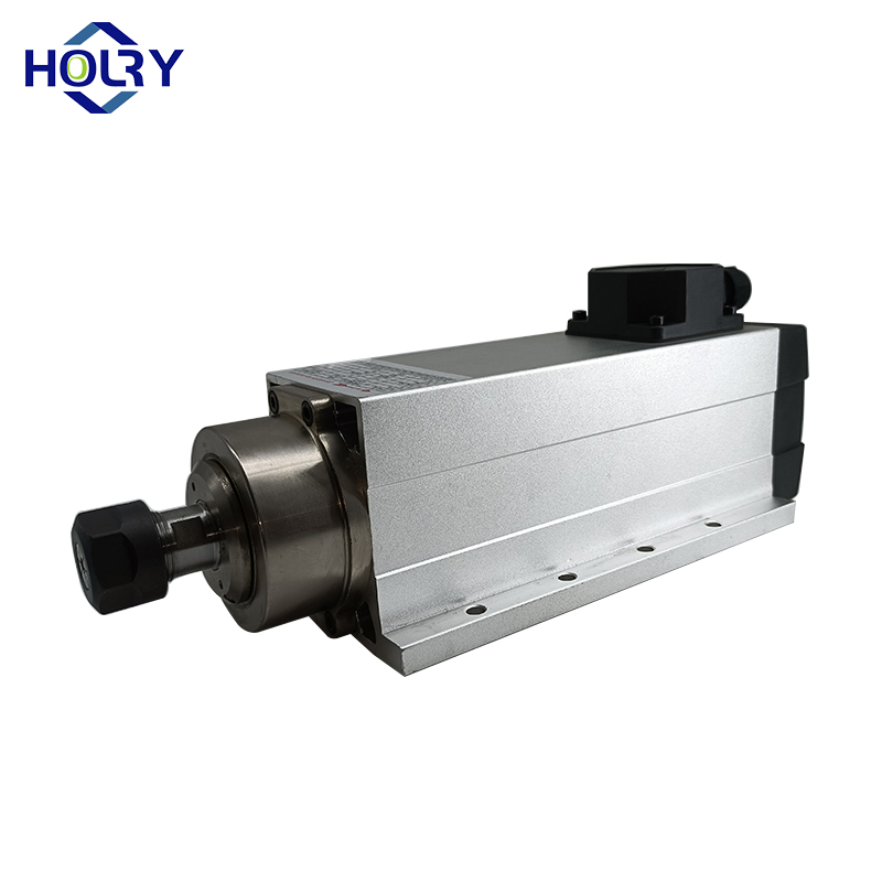 موتور اسپیندل HOLRY CNC برای سخت افزار شیشه ای با هوا خنک کننده 7.5Kw 220V 24000RPM موتور اسپیندل با کیفیت بالا 