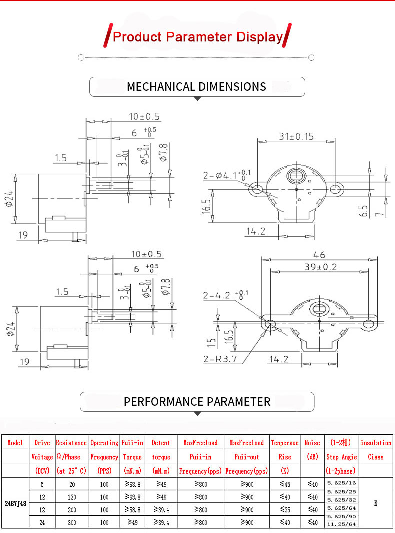 PM Stepper Motor - Holly