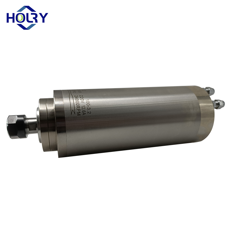 Мотор на шпиндела на Holry CNC за дървена метална вода охлажда се 3,2kW 220V висококачествен двигател на шпиндела