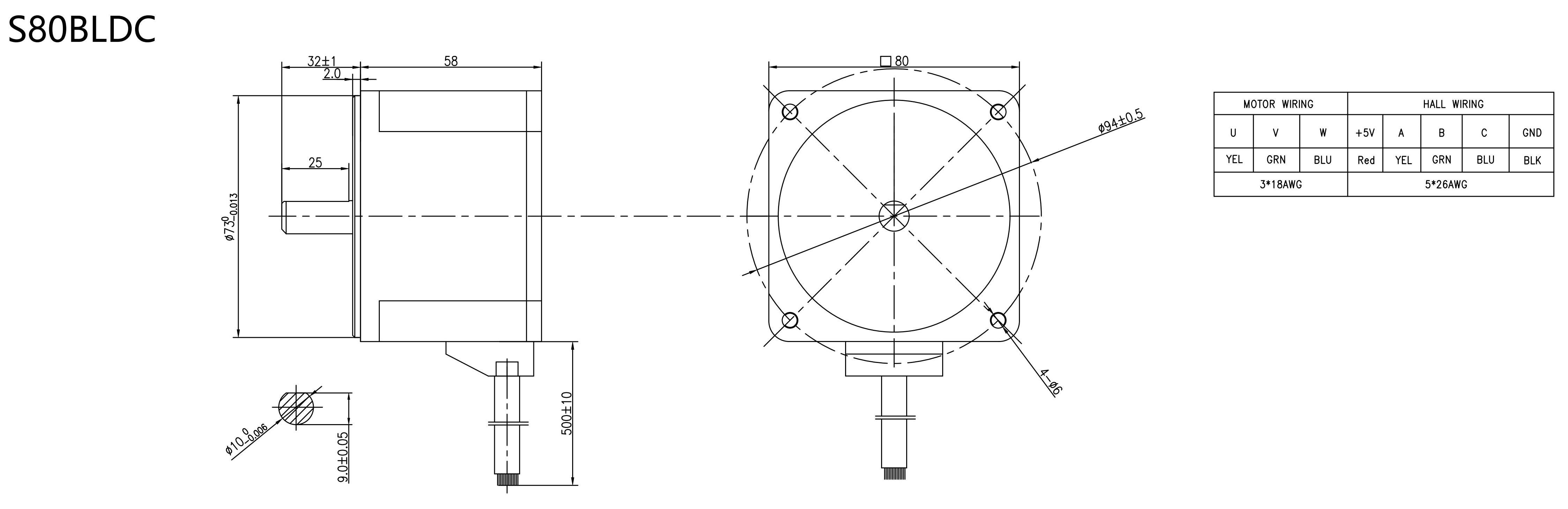 S80BLDC Brushless DC Motor Dimension_00