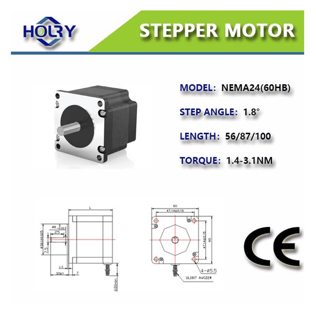 NEMA 24 Hybrid Stepper Motor