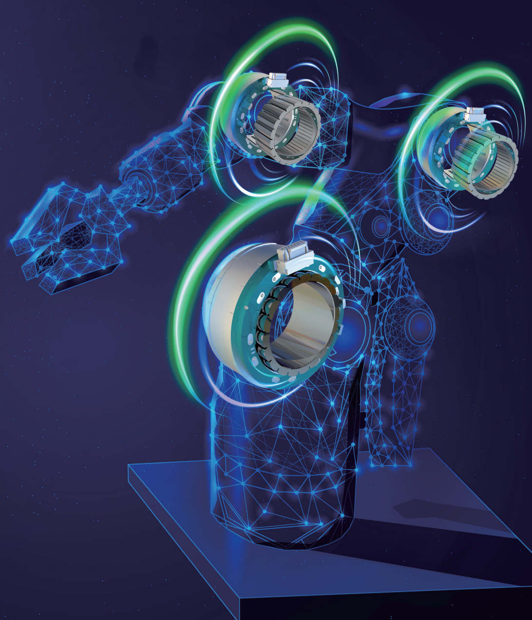 Frameless Motors are widely used in the joints of collaborative robots - HOLRY